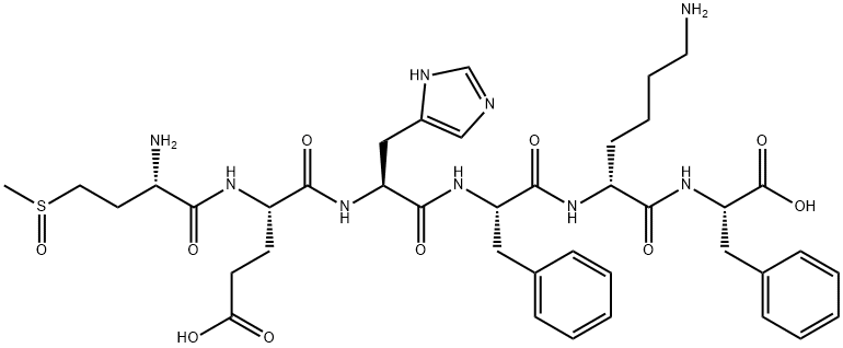 (MET(O)4,D-LYS8,PHE9)-ACTH (4-9) Structure