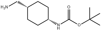 cis-4-(Boc-aMino)cyclohexaneMethylaMine, 97% Structure