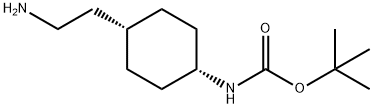 cis-4-(2-aMinoethyl)cyclohexyl]-, 1,1-diMethylethyl ester 구조식 이미지