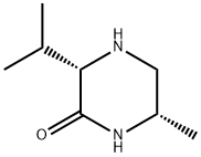 Piperazinone, 6-methyl-3-(1-methylethyl)-, (3S,6S)- (9CI) Structure