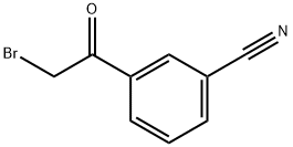 3-(2-Bromoacetyl)benzonitrile 구조식 이미지