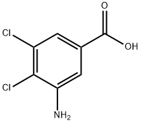 Benzoic acid, 3-amino-4,5-dichloro- (9CI) 구조식 이미지