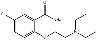 5-클로로-2-[2-(디에틸아미노)에톡시]벤즈아미드 구조식 이미지