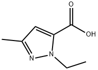 1-에틸-3-메틸-1H-피라졸-5-카르복실산 구조식 이미지