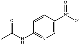2-Acetamido-5-nitropyridine 구조식 이미지