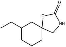 1-Oxa-3-azaspiro[4.5]decan-2-one,7-ethyl-(7CI,8CI) Structure