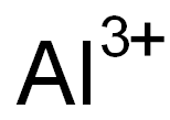 aluminum(+3) cation Structure