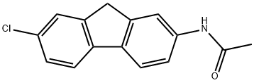 N-(7-클로로-2-플루오레닐)아세트아미드 구조식 이미지