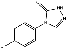 4-(4-Chlorophenyl)-1H-1,2,4-triazol-5(4H)-one 구조식 이미지