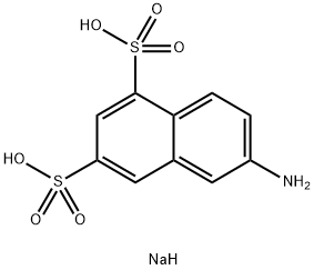 6-AMINO-1,3-NAPHTHALENEDISULFONIC ACID DISODIUM SALT 구조식 이미지