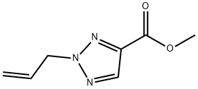 2H-1,2,3-Triazole-4-carboxylicacid,2-(2-propenyl)-,methylester(9CI) Structure