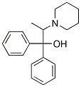 베타-메틸-알파,알파-디페닐피페리딘-1-에탄올 구조식 이미지