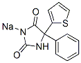5-Phenyl-3-sodio-5-(2-thienyl)-2,4-imidazolidinedione 구조식 이미지