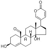 3β,14-Dihydroxy-19-oxobufa-4,20,22-trienolide Structure