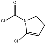 1H-피롤-1-카르보닐클로라이드,2-클로로-4,5-디히드로-(9CI) 구조식 이미지