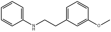 3-METHOXY-N-PHENYL-BENZENEETHANAMINE Structure