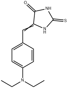 5-(4-디에틸아미노-벤질리덴)-2-티옥소-이미다졸리딘-4-온 구조식 이미지