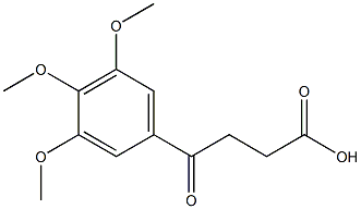 4-(3,4,5-트리메톡시페닐)-4-옥소부티르산 구조식 이미지