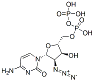 2'-azido-2'-deoxycytidine 5'-diphosphate Structure