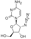 2'-AZIDO-2'-DEOXYCYTIDINE 구조식 이미지