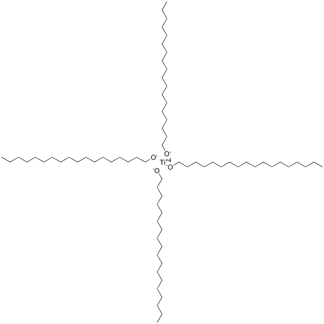 titanium octadecan-1-olate Structure