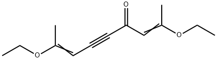 2,8-Diethoxy-2,7-nonadien-5-yn-4-one Structure
