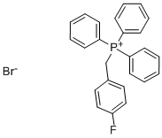 (4-플루오로벤질)트리페닐포스포늄브로마이드 구조식 이미지