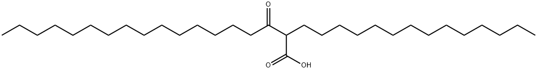 3-oxo-2-tetradecyloctadecanoic acid Structure