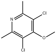 3,5-디클로로-4-메톡시-2,6-디메틸피리딘 구조식 이미지