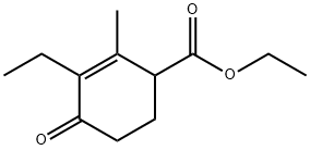 4-CARBETHOXY-2-ETHYL-3-METHYL-2-CYCLOHEXEN-1-ONE 구조식 이미지