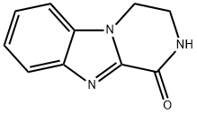 Pyrazino[1,2-a]benzimidazol-1(2H)-one, 3,4-dihydro- (9CI) 구조식 이미지