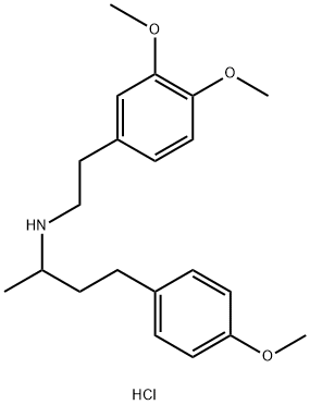 51062-14-7 4-[2-{[3-(4-Methoxy Phenyl)-1-Methylpropyl]amino]ethyl]-1,2-dimethoxybenzene hydrochloride