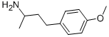 1(P-METHOXYPHENYL)-3-BUTYLAMINE Structure