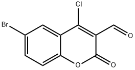 6-BROMO-4-CHLORO-3-FORMYLCOUMARIN  97 구조식 이미지