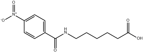 N-(4-nitrobenzoyl)-6-aminocaproic acid 구조식 이미지