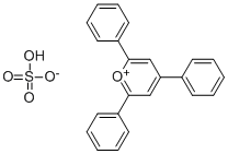 2,4,6-TRIPHENYLPYRYLIUM HYDROGENSULFATE Structure