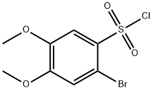 2-BROMO-4,5-DIMETHOXY-BENZENESULFONYL CHLORIDE Structure