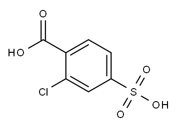 2-CHLORO-4-SULFOBENZOIC ACID Structure