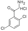 2-아미노-1-(2,5-디클로로-페닐)-에탄온히드로클로라이드 구조식 이미지