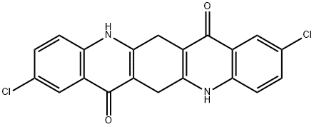 2,9-디클로로-5,6,12,13-테트라히드로퀴노[2,3-b]아크리딘-7,14-디온 구조식 이미지