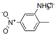 5-nitro-o-toluidinium chloride Structure
