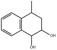 1,2,3,4-테트라하이드로-4-메틸-1,2-나프탈렌디올 구조식 이미지
