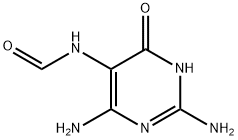 2,4-Diamino-5-(formylamino)-6-hydroxypyrimidine Structure