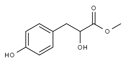 methyl 4-hydroxyphenyllactate Structure