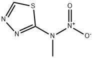 1,3,4-Thiadiazol-2-amine,  N-methyl-N-nitro- Structure