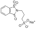 N-(3-SULFOPROPYL)-SACCHARIN, SODIUM SALT Structure