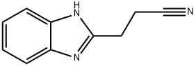 1H-Benzimidazole-2-propanenitrile(9CI) Structure