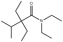 N,N,2,2-테트라에틸-3-메틸부티르아미드 구조식 이미지