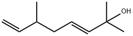 2,6-디메틸-3,7-옥타디엔-2-OL 구조식 이미지