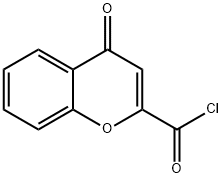 4-옥소-4H-1-벤조피란-2-카르보닐클로라이드 구조식 이미지